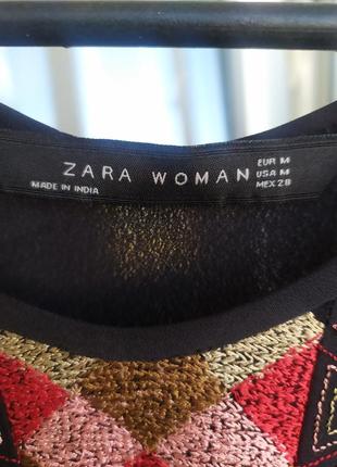 Платье с вышивкой zara7 фото