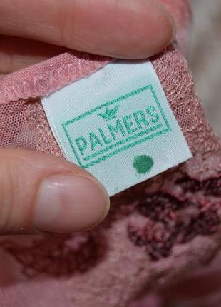 Шикарный винтажно-розовый  комплект от palmers 75в, трусы м10 фото