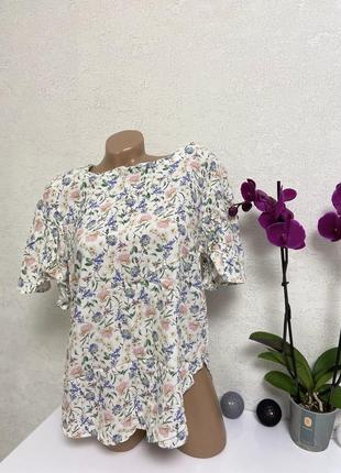 Очень красива блуза в цветочный принт h&m2 фото
