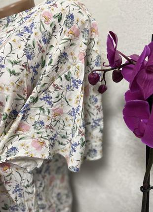 Дуже красива блуза в квітковий принт h&m3 фото
