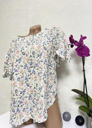 Очень красива блуза в цветочный принт h&m5 фото