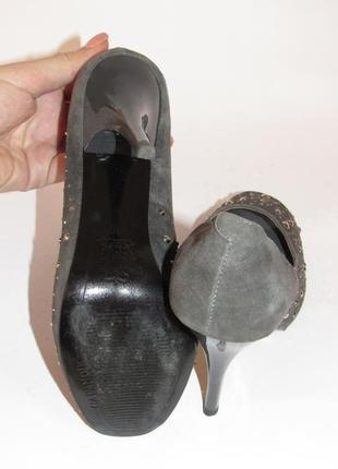 Cafenoir шикарные замшевые женские туфли l92 фото
