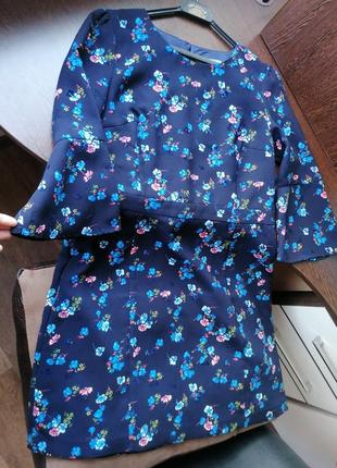 Платье oasis (цветочный принт, под туфли, пиджак, жакет, сумка)