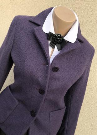 Шикарный,шерстяной жакет,пиджак(шерсть+мохер+полиамид) max mara,люкс бренд4 фото