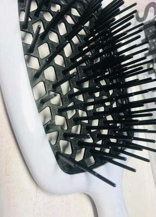 Мега шикарная расческа для волос (черно-белая)3 фото