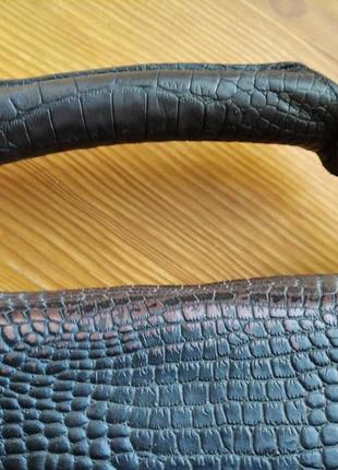Шикарний портфель зі шкіри крокодила з кодовим замком. вінтаж.6 фото