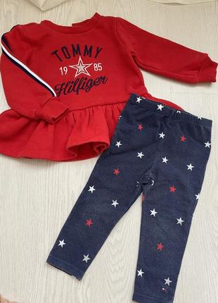 Костюм для девочки р.18 мес tommy hilfiger