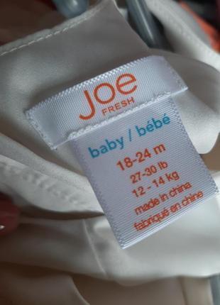 Нарядное платье для принцессы  на 2 года joe fresh7 фото