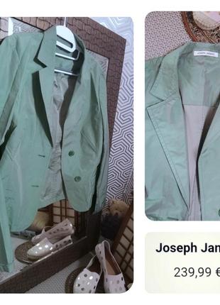 Joseph janard легкий пиджак- блейзер из шёлка смесового1 фото