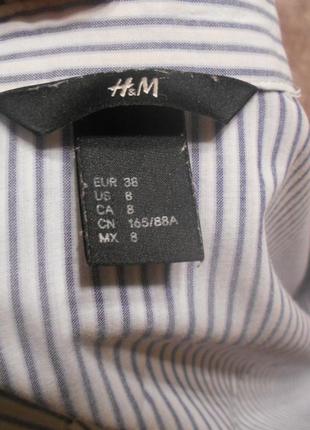 Базова сорочка в смужку з бавовни, h&m3 фото