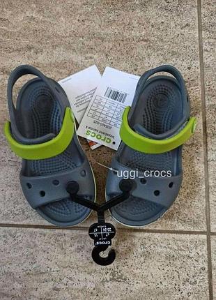 Босоніжки, сандалі крокси (сандалі крокс) bayaband sandal kids charcoal