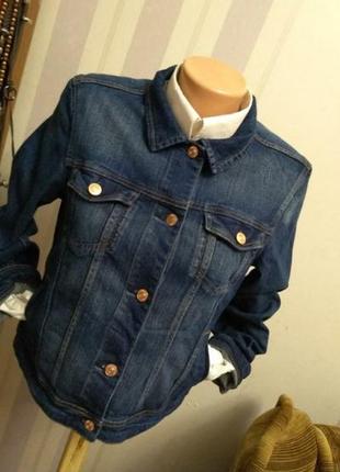 Снижена цена!!!джинсовая куртка от  mango7 фото