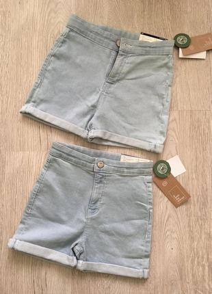 Стильні джинсові шорти для дівчинки - підлітка c&a р. 146