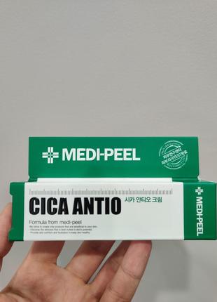 Восстанавливающий крем для проблемной кожи medi peel cica antio cream, 30 мл2 фото