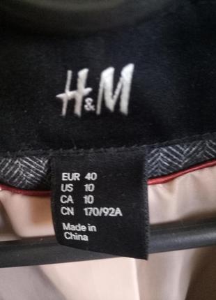 H&m.  классический ежедневный жакет кабинетной труженицы4 фото