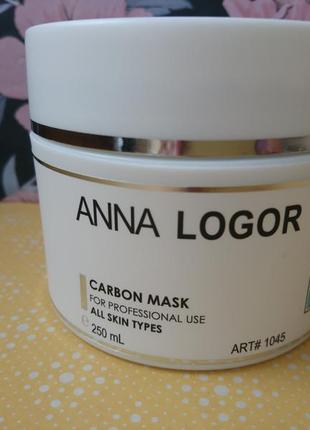 Маска карбоновая anna logor carbon mask1 фото