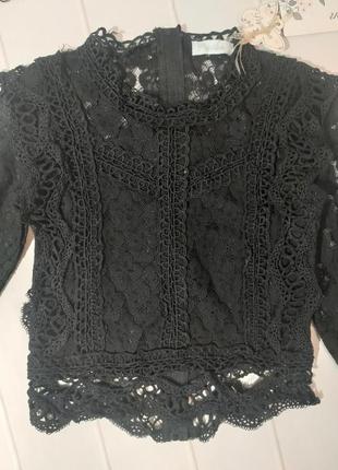 Блузка ажурна для дівчаток 5