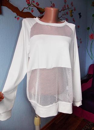 Свитерок реглан в спортином стиле