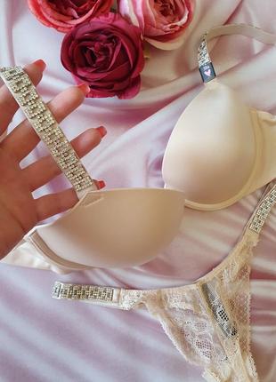 Бюст з камінням вікторія сікрет victoria's secret vs ліф зі стразами оригінал