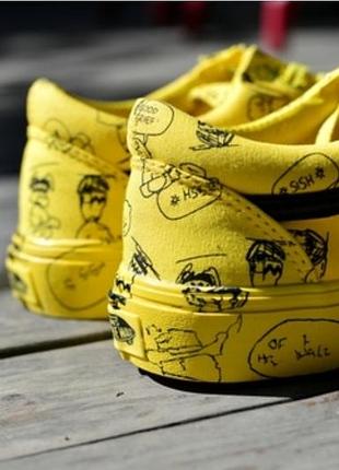 Кеди old skool vans x peanuts "yellow"7 фото