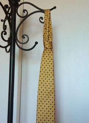 Изысканный мужской шёлковый галстук "truns", сделан в италии.5 фото
