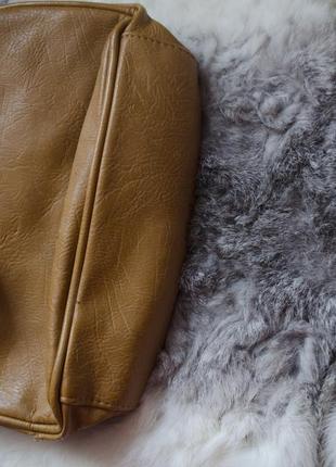 Крута шкіряна сумка з довгою ручкою5 фото