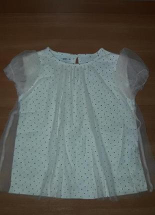 Шикарная нарядная футболка zara