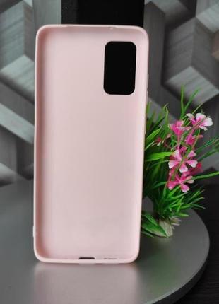 Силіконовий чохол для samsung galaxy s11 рожевий совушка2 фото