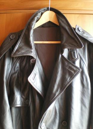 Пальто, плащ canda, шкіра.