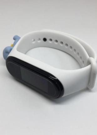 Силіконовий ремінець mi band 3 mi band 4 ведмедик тедді4 фото