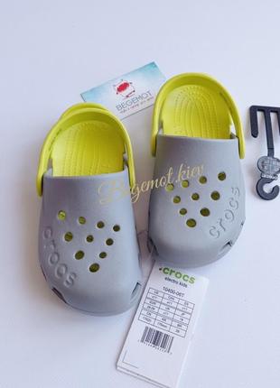 Крокси crocs electro kids сабо, сандалі3 фото