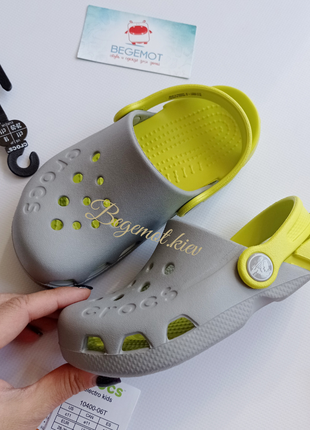 Крокси crocs electro kids сабо, сандалі2 фото