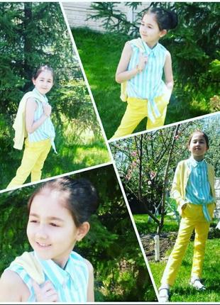 Фирменные стильные штаны chicco р-р 128.оригинал