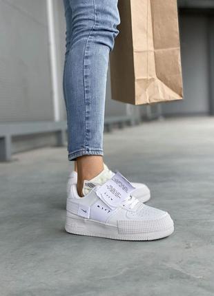 Женские кроссовки nike air force 1 n 354 white