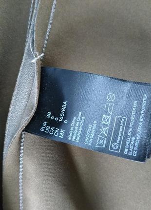 Замшевое пальто кардиган с поясом h&m 38 размер4 фото