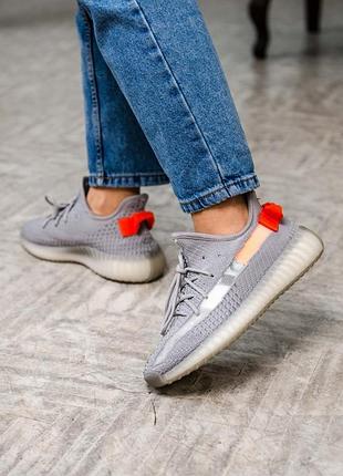 Кросівки жіночі adidas адідас yeezy boost 350 v2 tail light