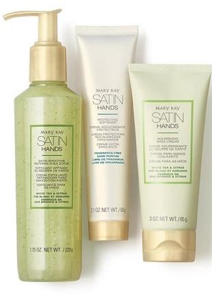 Набор satin hands «белый чай и цитрус» мери кей mary kay мэри кэй