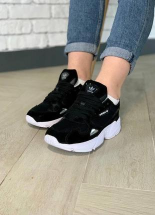 Кроссовки женские адидас adidas falcon black