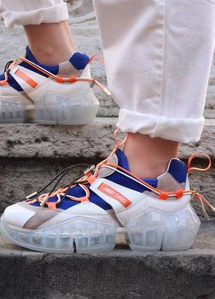 Кросівки blue orange