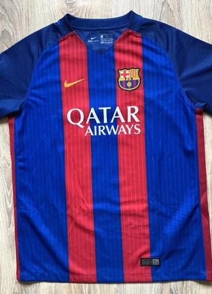 Підліткова тренувальна футбольна джерсі nike barcelona fc