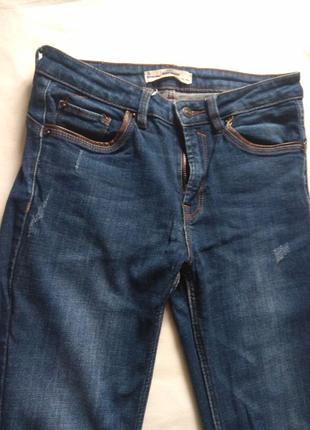 Джинсы синие