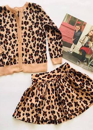 Костюм юбка и кофта - kids gap - стильная вельветовая юбка и кардиган на пуговицах