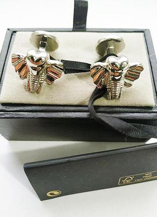 Оригинальные запонки-пчелки от бренда massimo dutti разм. one size4 фото