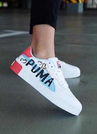 Puma cali graffiti letter board кеді кросівки пума кросівки жіночі кеді