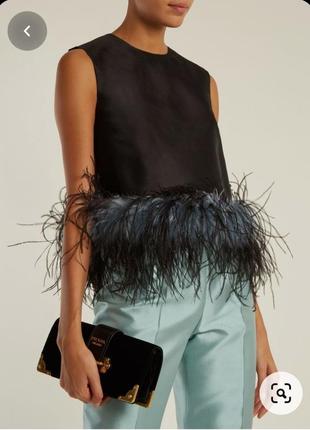 🎉розпродаж! неймовірний чорний світшот з пір'ям 916