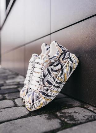 Alexander mcqueen custom, жіночі кросівки олександр маквін