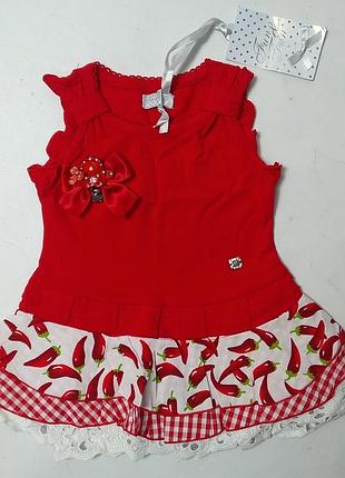 Сукня сарафан для дівчинки 6 міс fun-fun італія