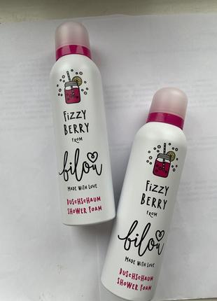 Пенка для душа "яркие ягоды" bilou fizzy berry shower foam 200 мл2 фото