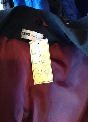 Очень приличный пиджак на одну пуговицу бренда sara woman, р. 48-505 фото