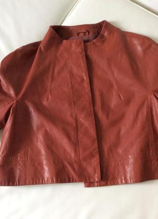 Stills короткая куртка из кожи ягненка4 фото